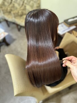 ヘアーメイクポリッシュ 桂店 髪質改善/縮毛矯正/ロングヘアー/ツヤ髪/艶カラー/桂/西京区