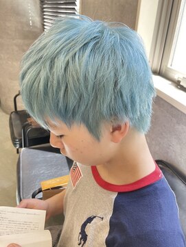 ルーブ トウキョウ(Loob. TOKYO) メンズハイトーンメンズブリーチカラーミルクティーピンク池袋