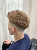 ツーブロックアップメンズソフモヒジェットモヒカンメンズカット
