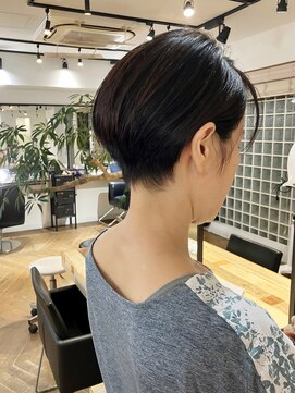 ファイブシーン アオヤマ(5SCENE AOYAMA) ショートパーマショートカット前髪あり前髪なし20代30代40代