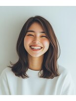 ルシードスタイル アウラ 松戸市五香(LUCIDO STYLE Aura)&nbsp;流行セミロングヘア【松戸#五香#白髪染め#カラー#髪質改善】