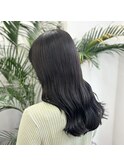 ブリーチなし　パープルグレージュ　アディクシー　増田