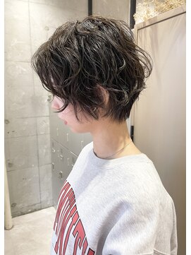トマト(TOMTO) 【HOSSY】ニュアンスパーマ_ショートパーマ