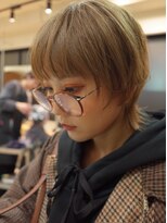 シム 千葉(sim) ウルフ×ブロンド　stylist今井