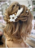 ゆるふわハーフアップ【品川/ヘアセット】