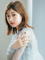 シータ 成増(THETA)&nbsp;外ハネミディアムボブ×ニュアンスカラー