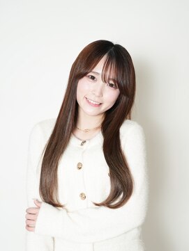 ルフュージュ バイ プロデュース 相模大野店(Refuge by Produce) シースルーバング/ストレートロング