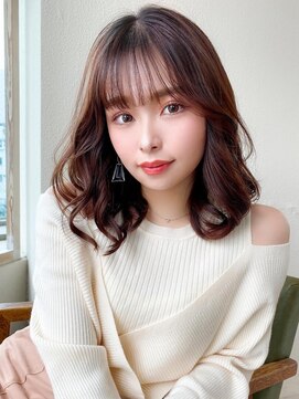 ラルユー 金山(LallYou) 2wayバングでイメチェン顔まわりレイヤーのくびれヘアが人気