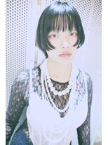 キジ(KIJI) レイヤーボブ/ミニボブ/フェイクブラック/ワイドバング