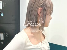 ヘアーブレイス(hair brace)の雰囲気（ダメージレスハイトーンカラー[千葉駅/髪質改善/ケアブリーチ]）