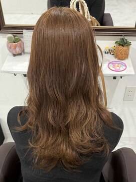 アールシリウス(R,SIRIUS) ブリーチなしWカラーで作るライトブラウンカラー