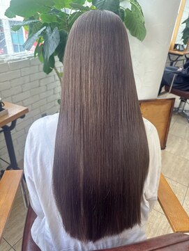 ベル(belle) 【1bleach】暗めミルクティーグレージュ