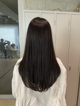 透明感グレージュ