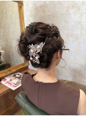 お呼ばれアレンジ