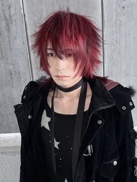 ハコ プラス(HACO+) 【Haco+】 Leo/ボルドーカラー/レイヤーカット/メンズカット/