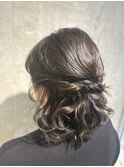【and.S 銀座】ミディアムハーフアップ