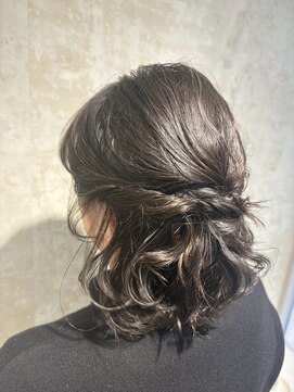 アンドットエス 銀座(and.S) 【and.S 銀座】ミディアムハーフアップ