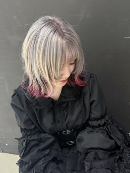 アネックスジャパン ゆめタウン高松店(ANNEX JAPAN)の写真/『トレンドと似合わせ』SNSでよく見るあの"ハイトーン×艶髪"を実現♪ブリーチで春を取り入れて☆