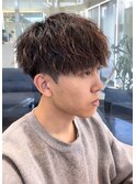 社会人向け◎清潔感UPシャドウツイスパ×前下がりマッシュ