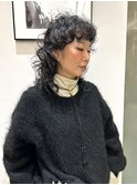 【清澄白河】マッシュウルフレイヤーパーマロング