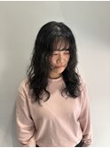 ボリューム感が可愛い☆ウェーブパーマ