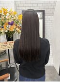 髪質改善縮毛矯正ロングスタイル