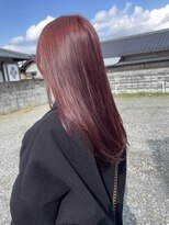 ティアラ あさぎり店&nbsp;ワンブリーチで作るピンクベージュ