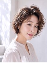 ユウ 香久山店(U) 【UHair】大人ミックスカールボブ