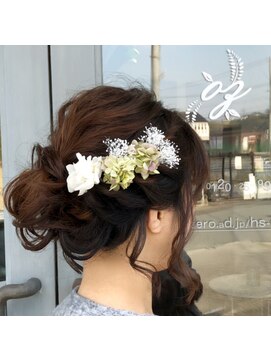 ヘアーショップ オズ(hair shop oz) お花アレンジ