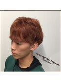 ツーブロック・マッシュパーマ★ルビーヴァイオレットカラー