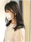 ナチュラルに動く、はずむ。大人のレイヤーonロング。