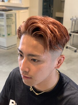 ハングアウト(Hangout) メンズカット/フェードカット/ダブルカラー/レッド