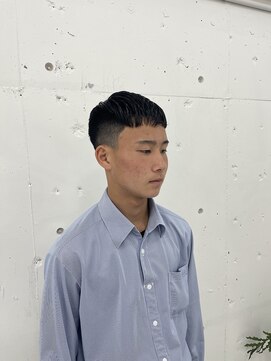 ウェルネス(Wellness) スキンフェードクロップ韓国マッシュ