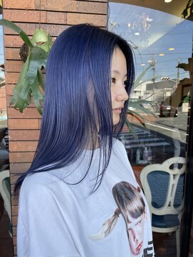 ヘアーサロン オンリーホープ(HAIR SALON ONLY HOPE) ブルーカラー/ネイビーカラー/ネイビーブルー