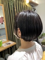 ムーン(moon)&nbsp;＃外ハネボブ＃ペールベージュ＃セクションカラー