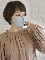 デイジー インデックスヘア 大島店(DAISY index hair)&nbsp;30代・40代マスクヘア ワンサイドショートボブ丸み前下がり