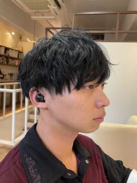 スタジオフォーエイチ(STUDIO 4H) マッシュ/刈り上げ/ニュアンスパーマ/ツーブロック/モテ髪