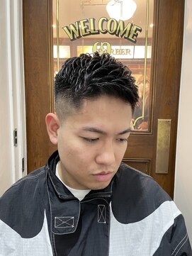 ヒロギンザバーバーショップ 新宿店(HIRO GINZA BARBER SHOP) フェードスタイル(理容室/メンズ/barber shop新宿店)