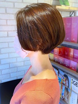 アエラスラナ 相模大野(Aeolus Lana) 大人ショートボブ×艶感オーガニックカラー