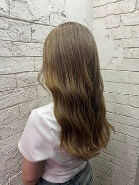 アジールヘア 所沢プロペ通り店(agir hair) ミルクティーベージュシアカラー所沢小手指ラフ