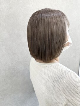 ラブズラフズ 下上津役店 (Loves Laughs) 脱白髪染め×ミルクティーベージュ♪