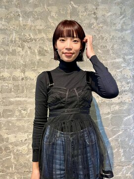 オーヘアアンドアイ(oo.hair and eye) ワイドバング×ボブ