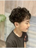キッズくるくるパーマ