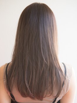 チャンドット(chan.)の写真/【柔らかな仕上がりの縮毛矯正】髪と地肌に優しい上質ストレートがお手頃価格で♪厳選薬剤でサラツヤ美髪★