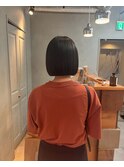 オリーブグレージュミニボブ