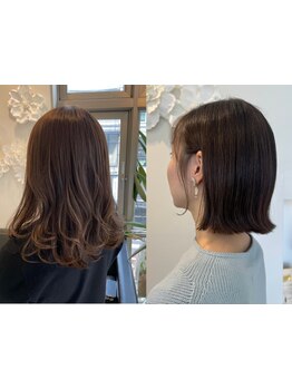 カット技術の高さはもちろん、お客様のなりたいを叶える為の徹底したカウンセリングで理想のスタイルへ…。
