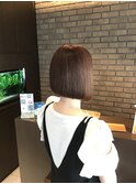 前下がりボブスタイル