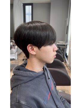 エクシア 西梅田店(EXCIA) シースルーマッシュダウンパーマ