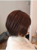 直毛さんのショートボブ