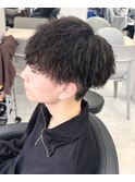 【縦落ち】ツイストスパイラルパーマ